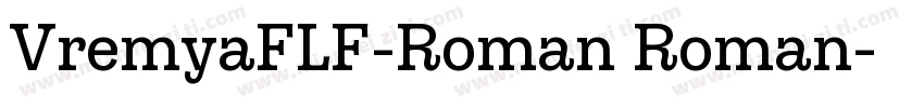 VremyaFLF-Roman Roman字体转换